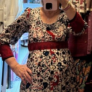 Vintage flair, size S, colorful and subtly boho